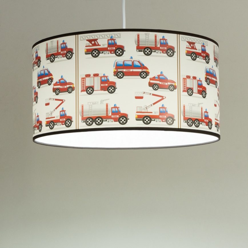 Detský luster KIDS ROOM 1xE27/60W/230V pr. 40 cm hasiči