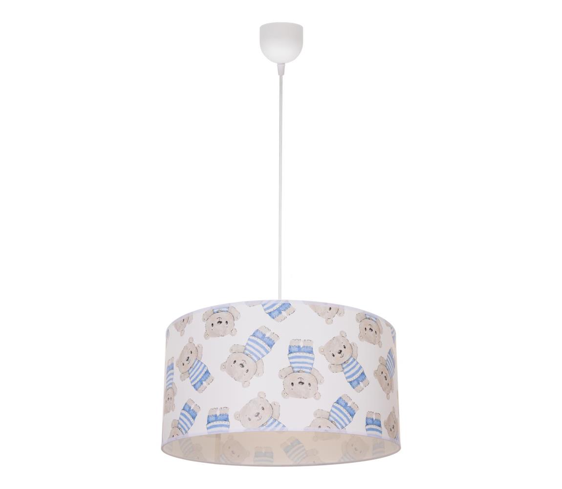 Detský luster KIDS ROOM 1xE27/60W/230V pr. 40 cm medvedík H0936
