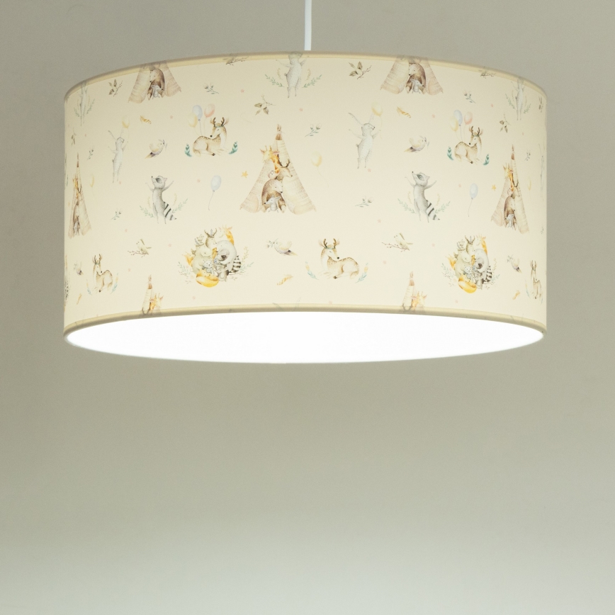 Detský luster KIDS ROOM 1xE27/60W/230V pr. 40 cm zvieratká