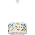 Detský luster KIDS ROOM 1xE27/60W/230V, priemer 40 cm, dinosaurus