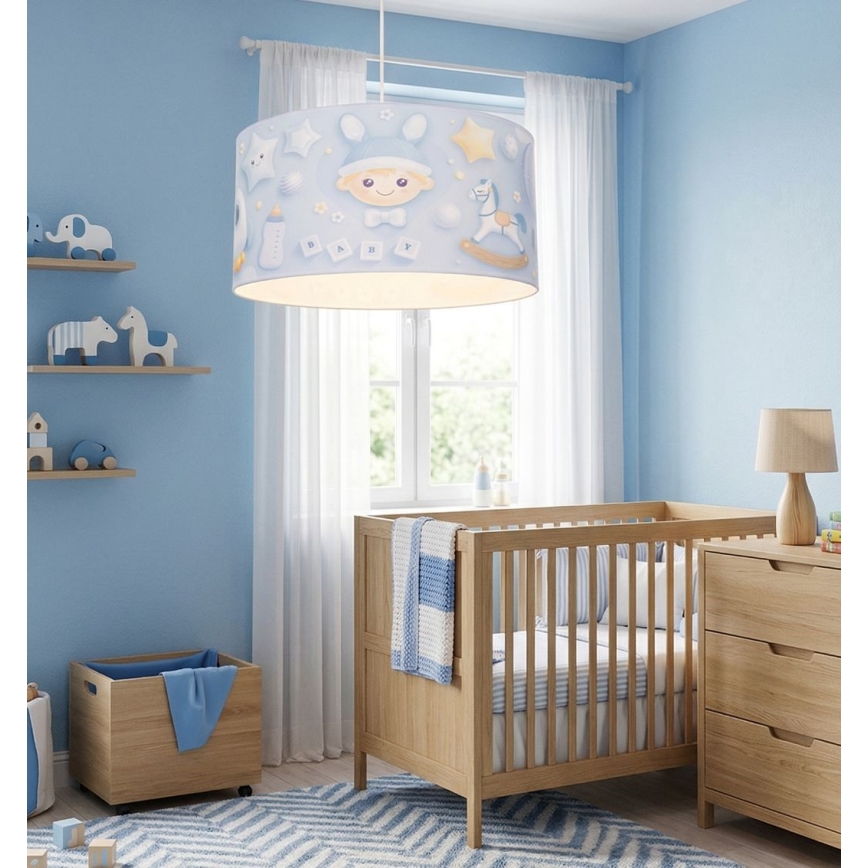 Detský luster KIDS ROOM 1xE27/60W/230V, priemer 40 cm, kozmonaut