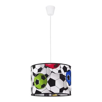 Detský luster na lanku KIDS 1xE27/60W/230V futbal