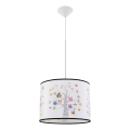 Detský luster na lanku OWLS 1xE27/15W/230V pr. 40 cm sovy