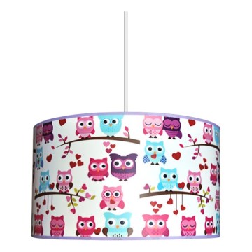Detský luster SOVIČKY 1xE27/60W/230V Detský luster SOVIČKY 1xE27/60W/230V
