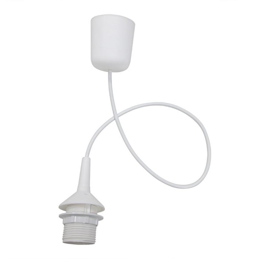 Luster na lanku 1xE27/60W/230V šedá-hviezdičky