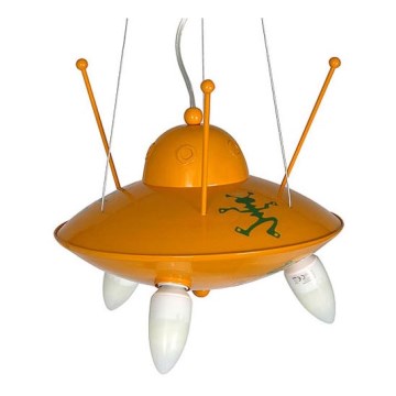 Detský luster Ufo - žltá Detský luster Ufo - žltá