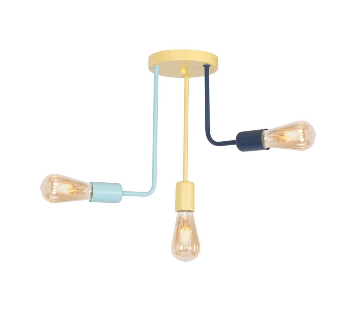 Detský prisadený luster CANDELA 3xE27/60W/230V