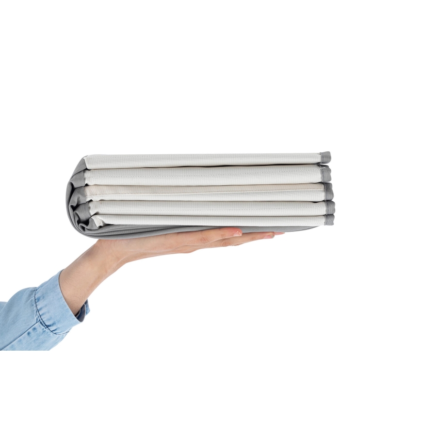Detský suchý bazén s loptičkami pr. 80 cm biela/šedá