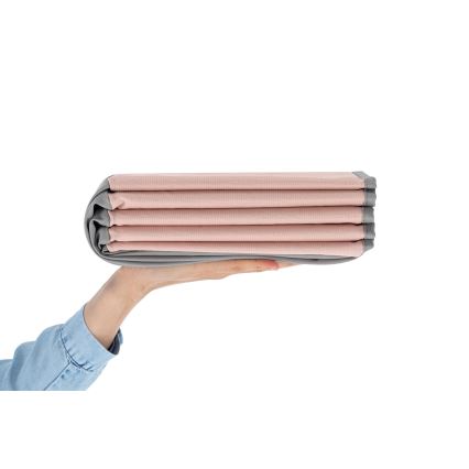 Detský suchý bazén s loptičkami pr. 80 cm ružová/sivá