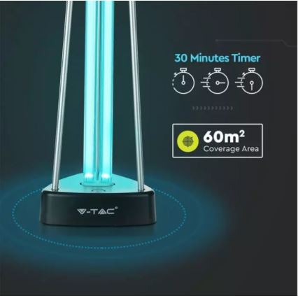 Dezinfekčná germicídna lampa s ozónom UVC/38W/230V