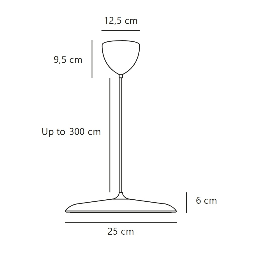 DFTP by Nordlux - LED stmievateľný luster s lankom ARTIST LED/14W/230V 3000K