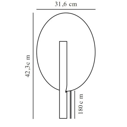 DFTP by Nordlux - Nástenné svietidlo FURIKO 1xG9/25W/230V mosadz