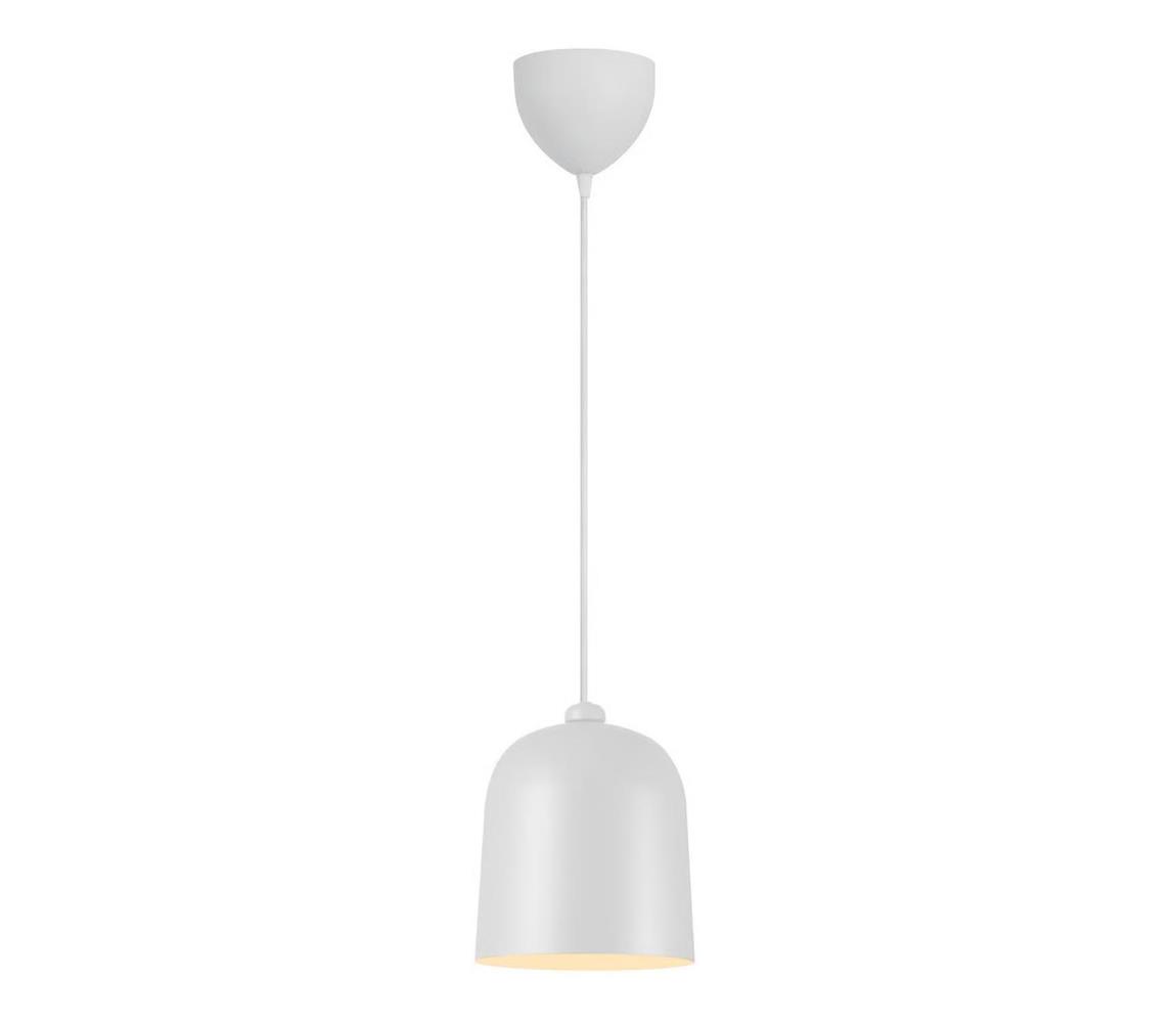 DFTP by Nordlux - Závesný luster ANGLE na lankách 1xE27/25W/230V biely 2020673001