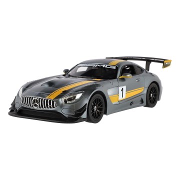 Diaľkovo ovládané RC auto Mercedes AMG GT3 RASTAR 5xAA + 2xAA sivé