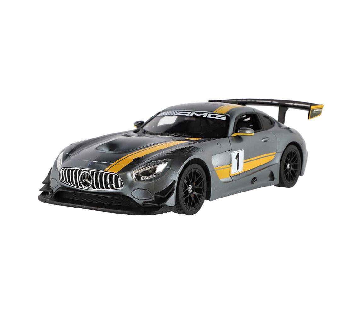 Teddies Diaľkovo ovládané RC auto Mercedes AMG GT3 RASTAR 5xAA + 2xAA sivé 00850603