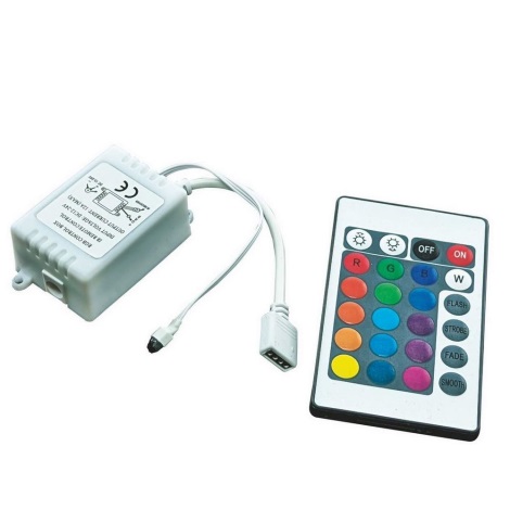 Diaľkový ovládač pre RGB LED pásiky 12-24V + diaľkové ovládanie