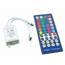 Diaľkový ovládač pre RGBW LED pásiky 12-24V + controler