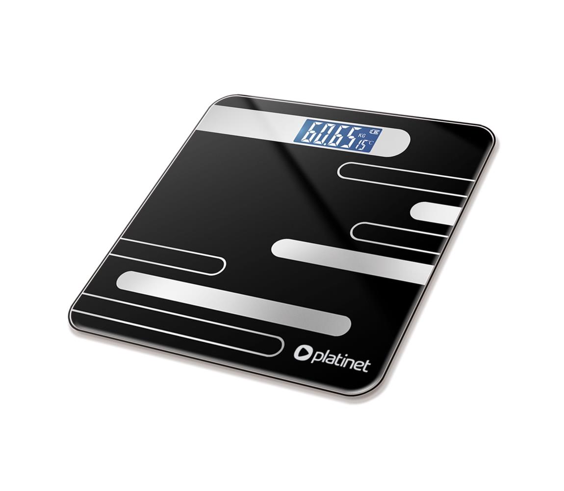  Digitálna osobná váha s LCD displejom 2xAAA čierna 