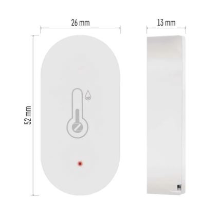 Digitálny bezdrôtový teplomer GoSmart 1×CR2032