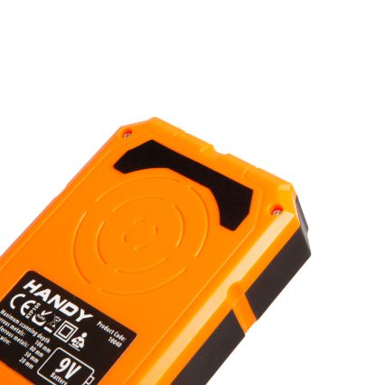 Digitálny multifunkčný detektor 9V 1x6LR61 IP54 oranžový