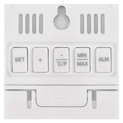 Digitálny teplomer s vlhkomerom 2xAAA biely