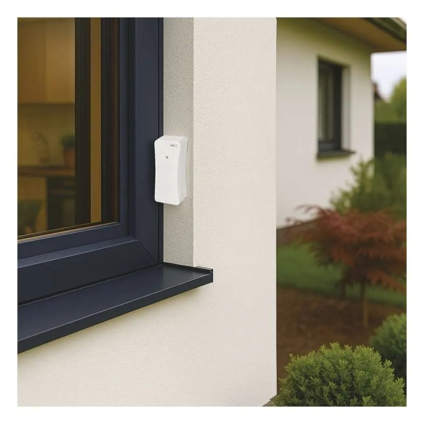 Digitálny teplomer s vlhkomerom 2xAAA biely