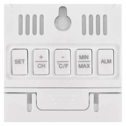 Digitálny teplomer s vlhkomerom 2xAAA biely