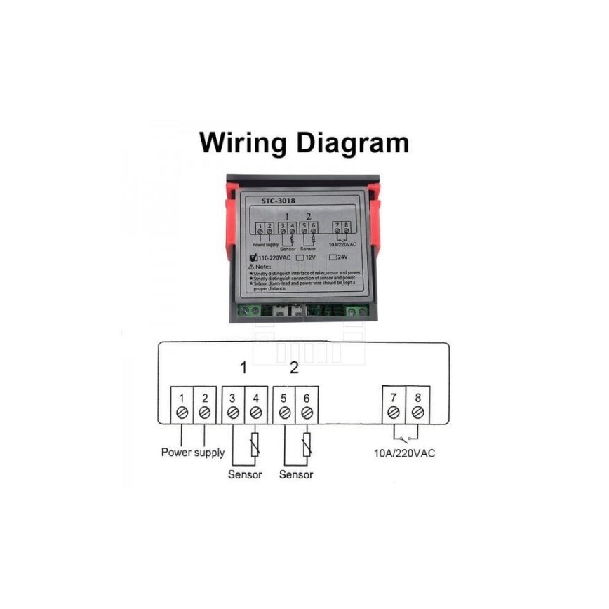 Digitálny termostat 3W/230V
