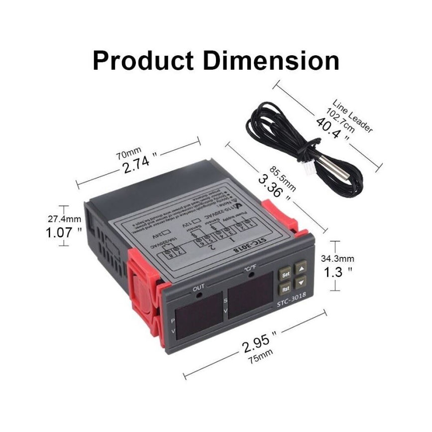 Digitálny termostat 3W/230V