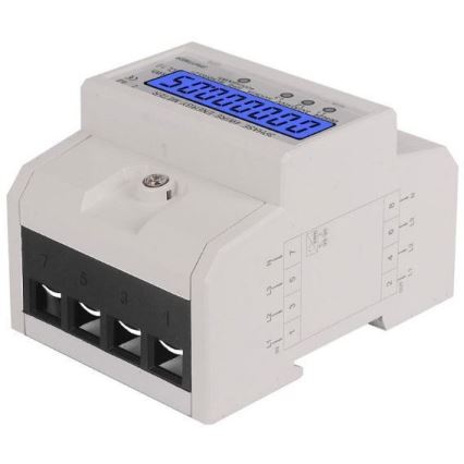 Digitálny trojfázový elektromer na DIN lištu DDS024