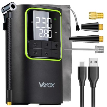 Digitálny vreckový kompresor 5V 4000 mAh čierny