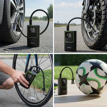 Digitálny vreckový kompresor 5V 4000 mAh čierny