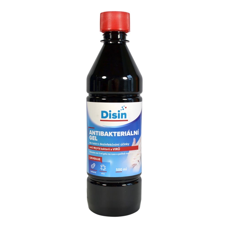 Disin - antibakteriálny gél - dezinfekcia na ruky 500 ml