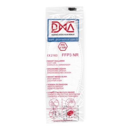 DNA respirátor FFP3 NR CE 2163 Medical 25ks
