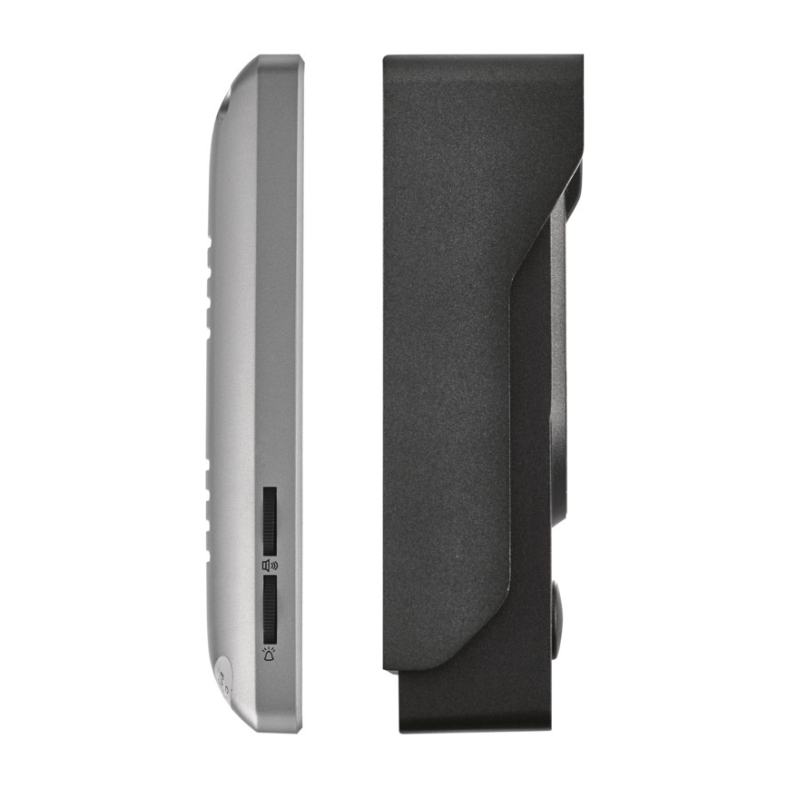 Domáci videozvonček 14,5 V IP44 strieborná