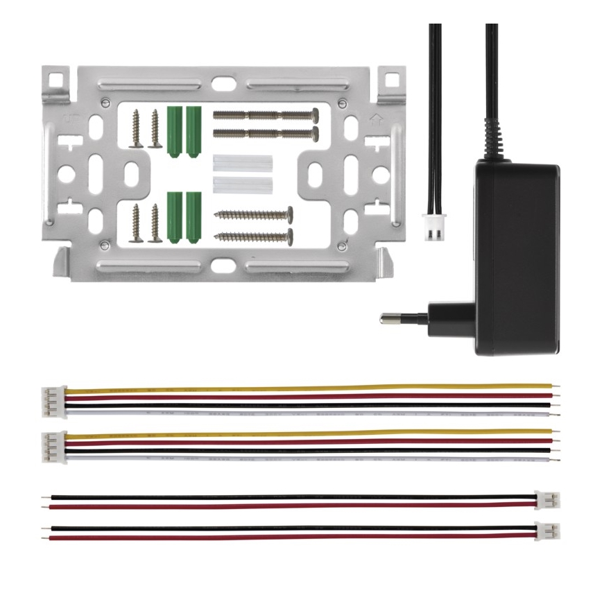 Domáci videozvonček 14,5 V IP44 strieborná