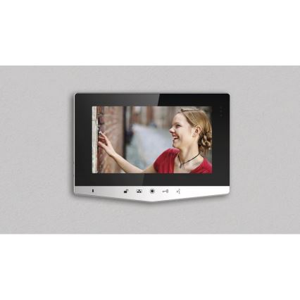 Domáci videozvonček 14,5 V IP44 strieborná