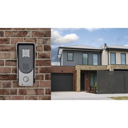 Domáci videozvonček 14,5 V IP44 strieborná