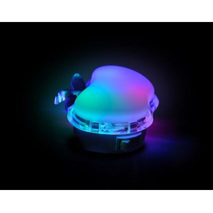 LED RGB Detské nočné svetlo LED-RGB/0,5W/230V jablko