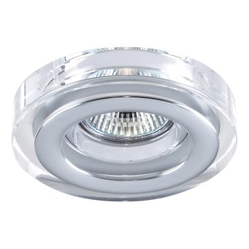 Downlight Family 1xGU10/50W chróm/krištáľ