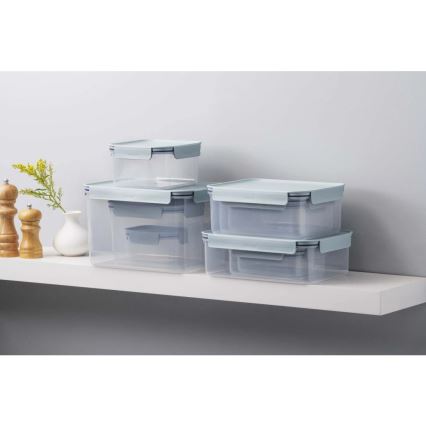 Dóza na potraviny CLASSIC PLUS 0,91 l modrá/priehľadná