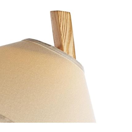 Drevená stojacia lampa 1xE27/60W/230V masív/jaseň