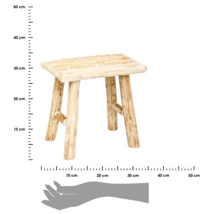 Drevená stolička WOODY topoľ
