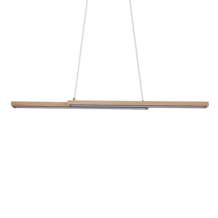 Drevený LED luster na lankách SENTO LED/19W/230V