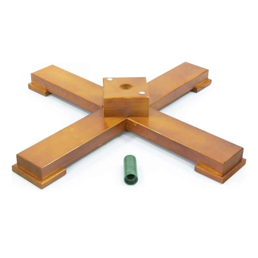 Drevený stojan na vianočný stromček s priemerom držiaka 33 mm