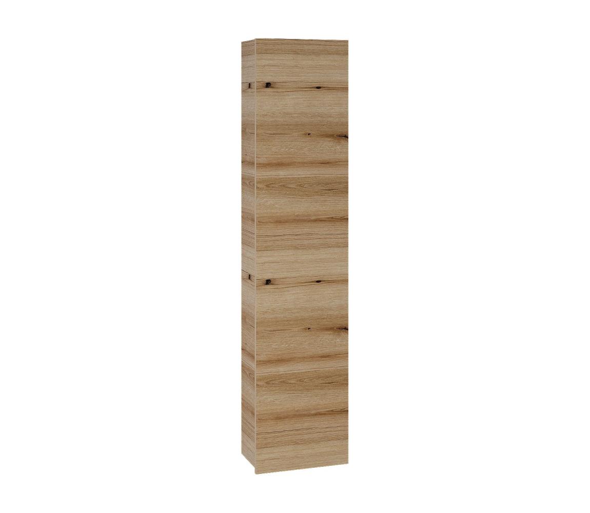 Dřevojas - Závesná kúpeľňová skrinka ZYLO 35 x 155 cm, dub 8596204810252
