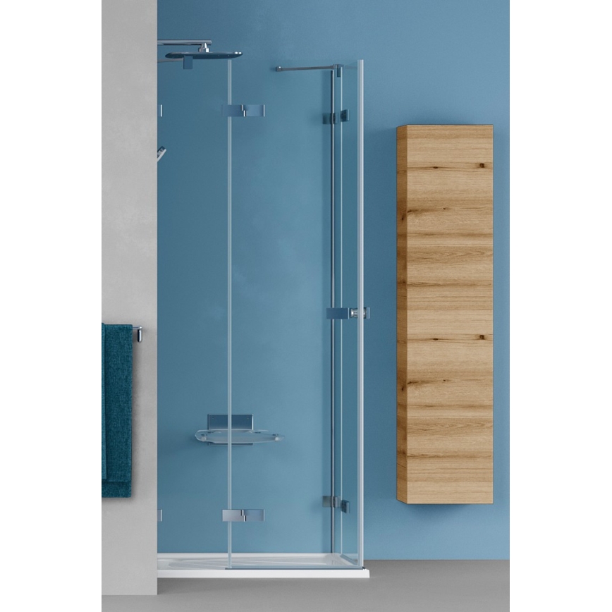 Dřevojas - Závesná kúpeľňová skrinka ZYLO 35x155 cm dub