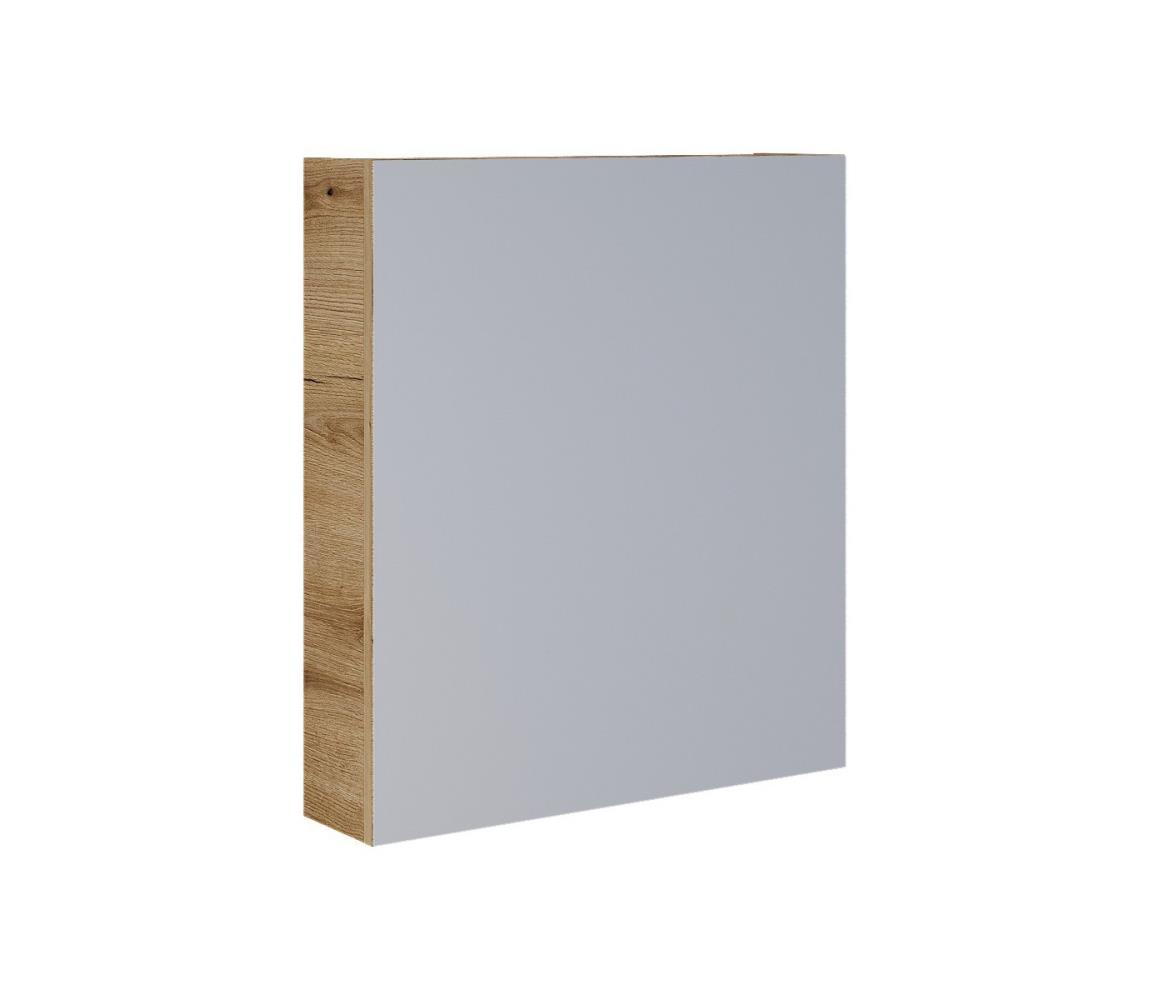 Dřevojas - Zrkadlová kúpeľňová skrinka NEXI 60x68 cm dub 8596204810283