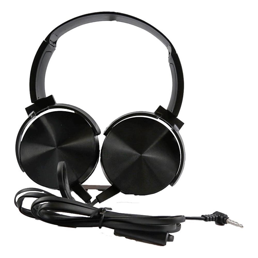 Drôtové slúchadlá s mikrófonom mini-jack C