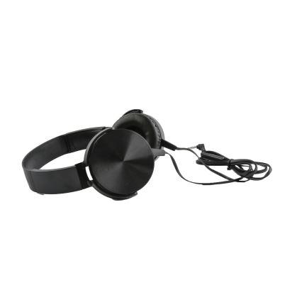 Drôtové slúchadlá s mikrófonom mini-jack C